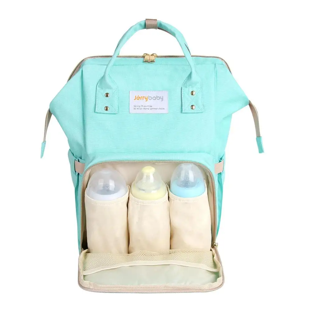 Сумка для детских подгузников, сумка для мам, сумка для подгузников для мам, многофункциональная водонепроницаемая сумка для мам, сумка для коляски - Цвет: Light blue