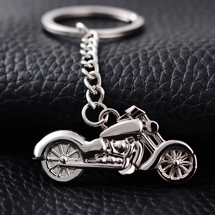 

Personality Metal Motorcycle Key Chain Ring Holder Creative Casual Alloy Keychains Porte clef Fashion Novelty Jewelry Gifts J016