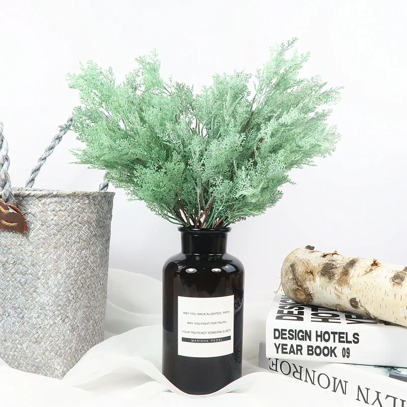 

Artificial Green Cypress Tree Leaf Pine Needle Leaves Bunch Christmas Wedding Home Office Hotel Decoration