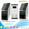 SmartYIBA Video Door Phone 3/4/5/6/8/10 Multi Units Apartments Color Monitor Doorbell Home Video Intercom ► Photo 3/6