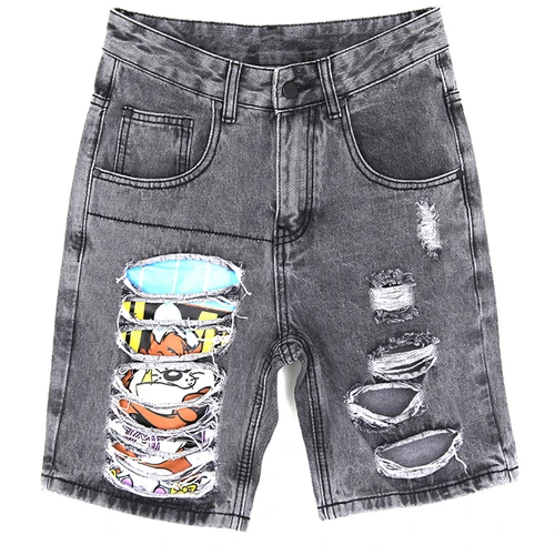 Женские винтажные джинсы Boyfriend с дырками низкой талией B75301J|ripped jeans women|jeans womanhole