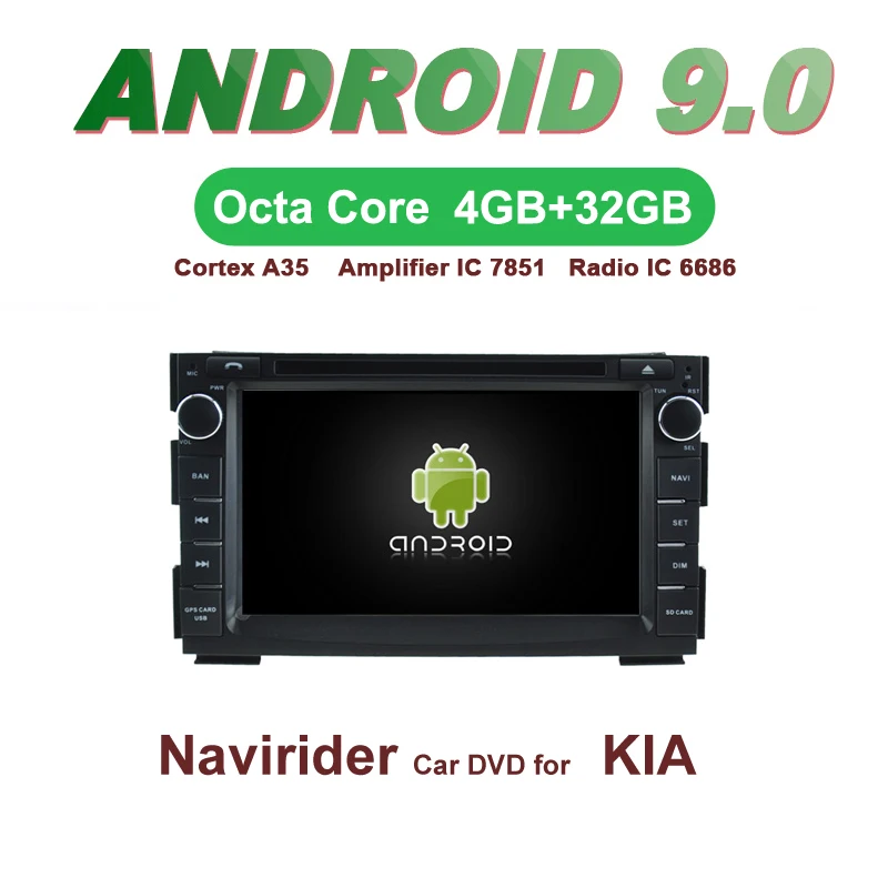 

OTOJETA Car GPS Android 9.0 Radio FOR KIA CEED 2010-2012 VENGA auto stereo Navigation DVD Capacitive screen Support Mirror Link