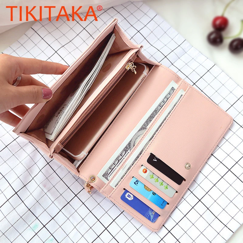 Goedkoop Vrouwen Rits Portemonnee Lederen Telefoon Tas Case voor Samsung S9 S8 S7 S6 Edge S5 J3 J5 A3 A5 2017 2016 Cover voor iPhone 8 7 6 5 X Case