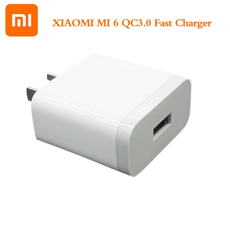 Xiaomi mi QC3.0 быстрое зарядное устройство 12 В/1,5 А адаптер быстрой зарядки mi cro USB TYPE-C кабель для mi 4 s a1 5 5S 6 Max 8 9 redmi 4 Note 4X - Тип штекера: US Charger Only