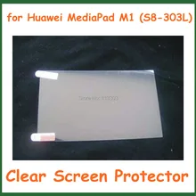 20 штук Ultra Clear Экран защитная плёнка для НУА Вэй для huawei MediaPad M1 S8-303L 8-дюймовый планшетный ПК без розничной посылка