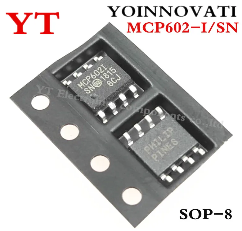 

Free shipping 20PCS/LOT IC MCP602-I/SN MCP602 SOP DUAL OP-AMP 3000 uV OFFSET-MAX 2.8 MHz BAND WIDTH Best quality