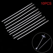 10 шт./лот, портативная удобная щетка для детских бутылочек, тестовые трубки, щетки из нержавеющей стали, соломинки, щетка для чистки, FJ88