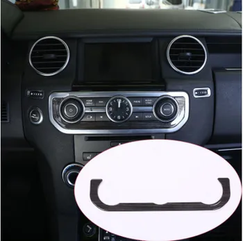 

For Land rover Discovery 4 LR4 2010-2016 Car-Styling ABS Black Ash Wood Timetable Decoration Frame Sequins Trim 1pc