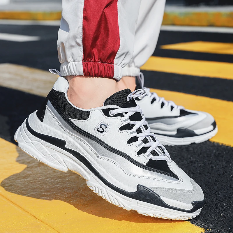 

Women Casual Shoes Unisex 2019 Hot Sale Spring Platform Sneakers White Black Breathable Trainers Lover Shoes Chaussures Femme