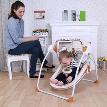 2016 Multifunctional baby rocking chair cradle baby chair reassure the rocking chair chaise lounge electric Free Shipping