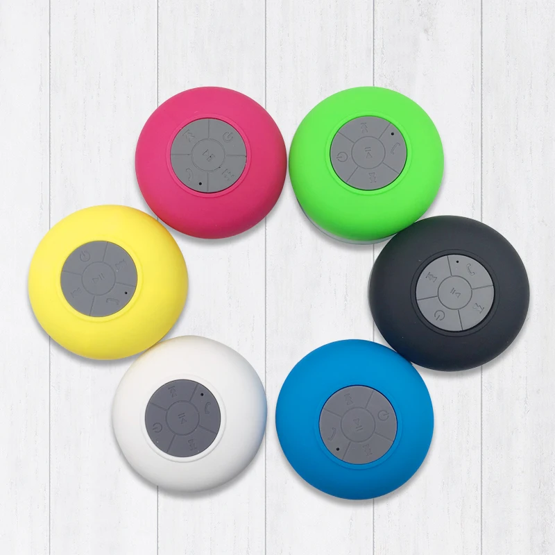 

Mini Portable Subwoofer Shower Wireless Waterproof Bluetooth Speaker Handsfree Receive Call Music Suction Mic For iPhone Samsung