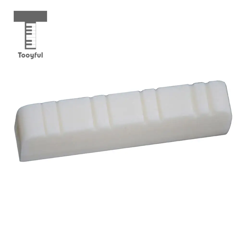 Tooyful 1pc Bone Mandolin Nut Blank for DIY Mandolin Parts 28x5x7mm