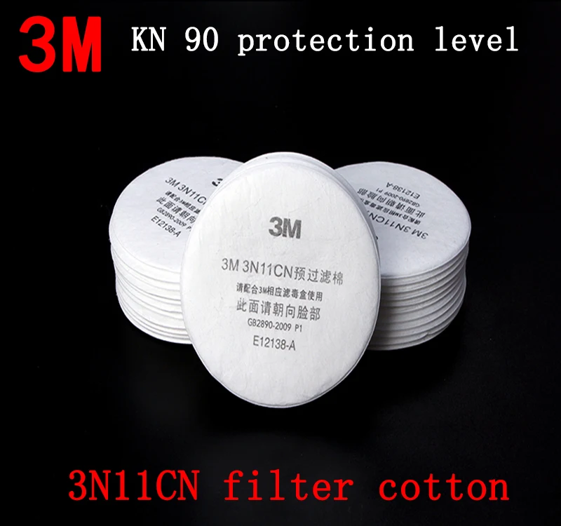 

3M 3N11CN Pre-filter cotton 3200 Mask accessories filter cotton KN95 level against dust particulates filter