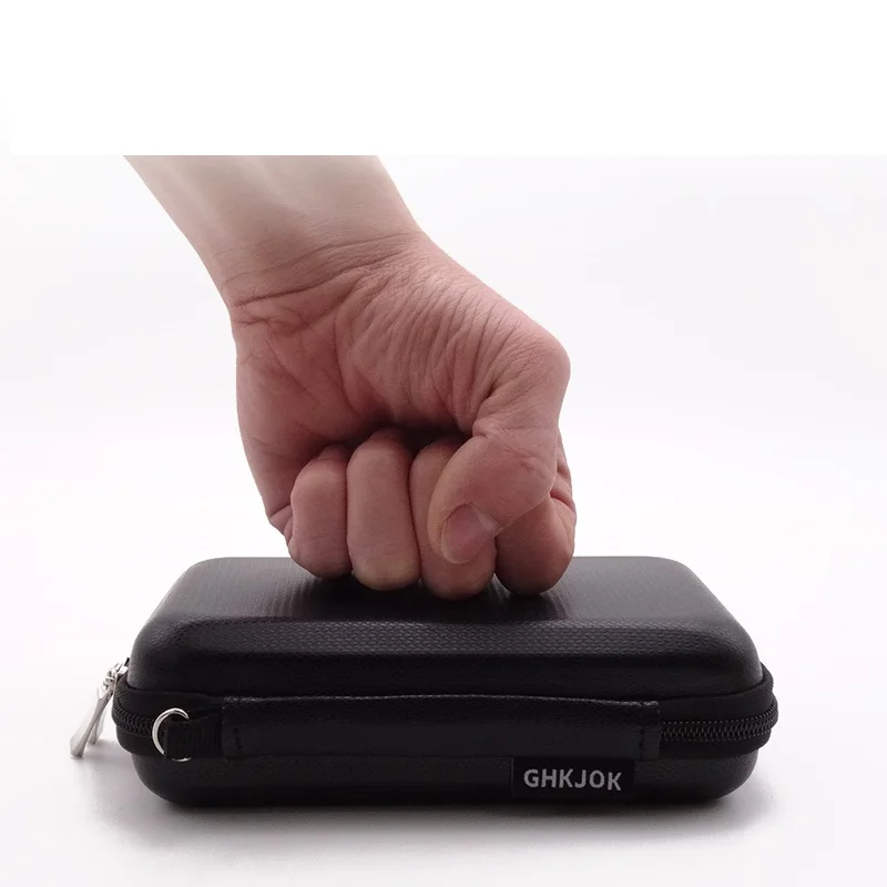 Disco Rígido Portátil Bolsa de Armazenamento de Proteção Externa Eletrônica Gadget Bolsa Cabo Fone de Ouvido Cartão sd Disco u Hdd Ssd Case - Imagem 3