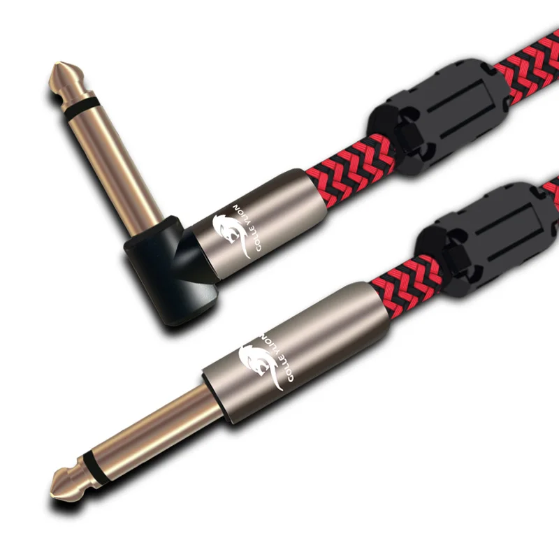  Hifi Guitar Cable L Angled MONO 6.35mm 1/4