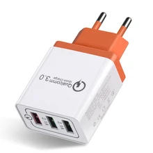 

Proelio Quick Charge 3.0 USB Charger EU Travel Wall Adapter Mobile Phone Charger For iphone X 8 7 6 Samsung Xiaomi Fast Charging