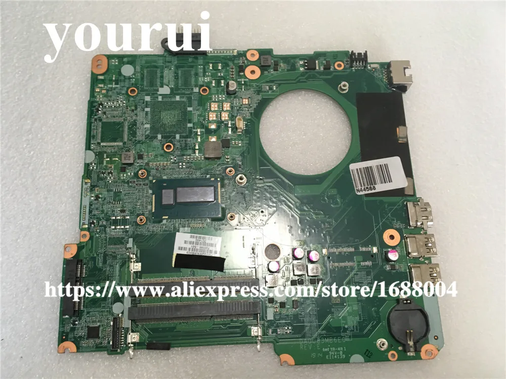 Высококачественная материнская плата MB 732086-001 732086-501 для ноутбука HP Pavilion 15-N DA0U83MB6E0