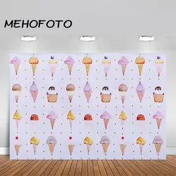 MEHOFOTO мороженое фон Сладкий Дети новорожденных День рождения баннер фотографии задний план украшения для фотостудии