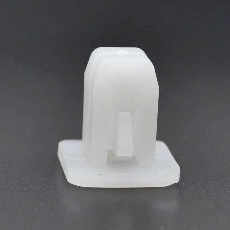 50Pcs White Square Auto Fasteners Auto Bumper Fastener Rivet Retainer Clips Push Engine Cover Fender Car Door Trim Panel Clip