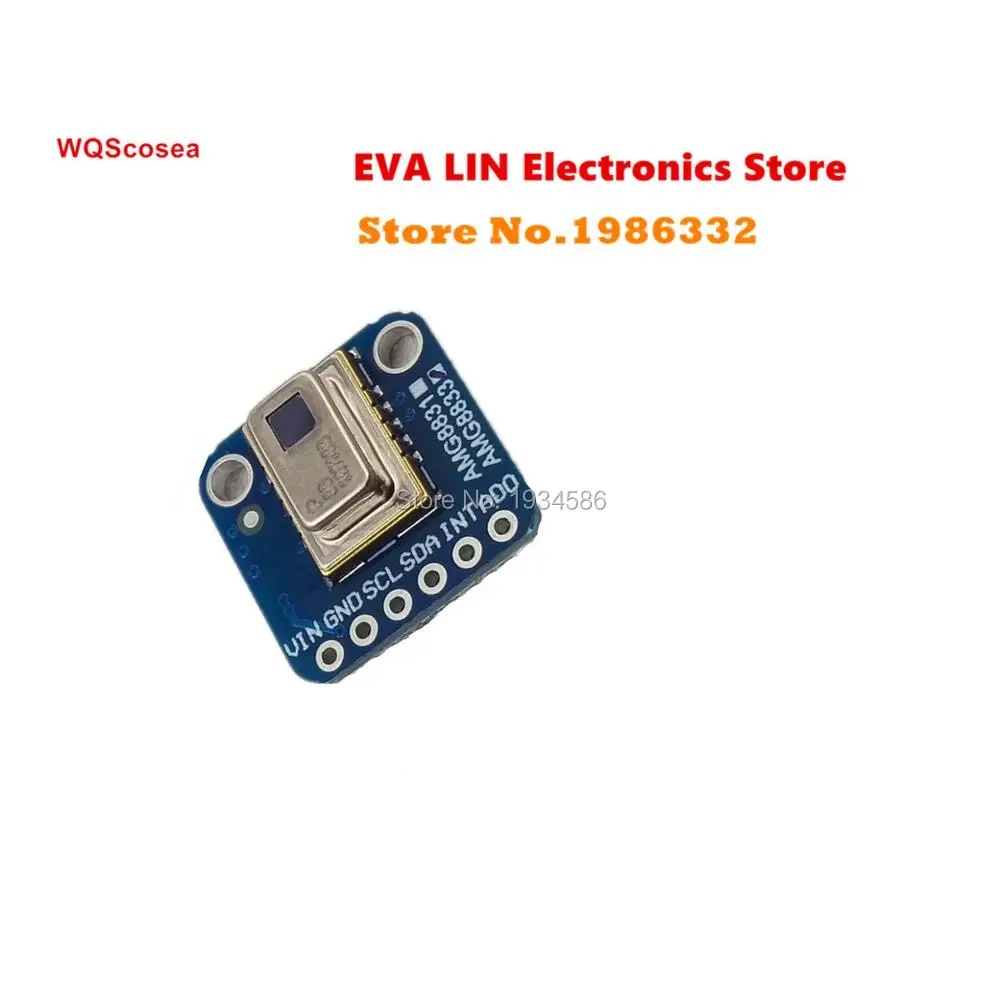 

WS16 AMG8833 8*8 Thermal Camera IR Human Infrared Measure Temperature Array Thermal Imaging sensor For Arduino Raspberry Pi