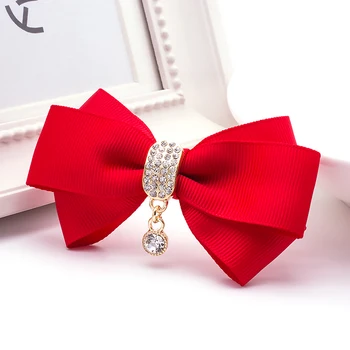

Removable simple bowtie shoes clip Charm Prom Rhinestone Shoe Clips Buckle Shoes 2 Pcs A Pair shoe decorations