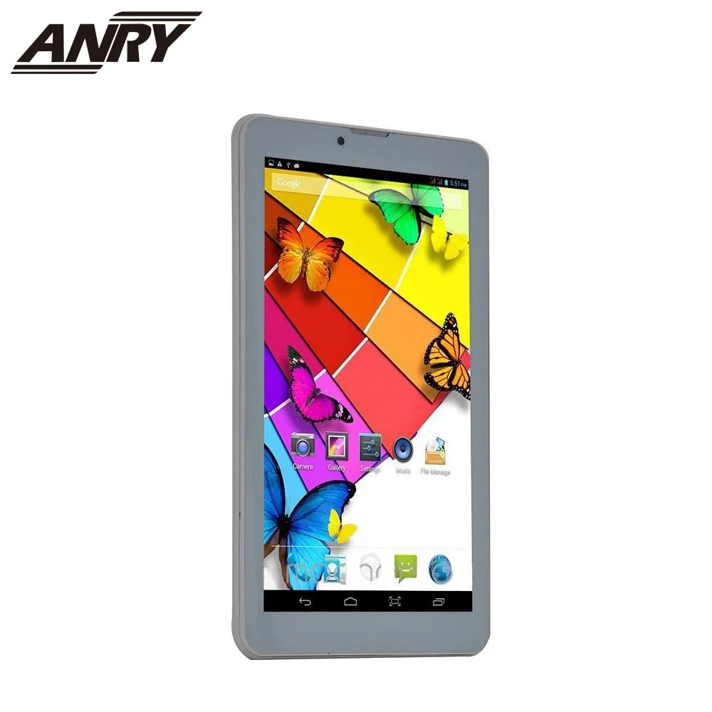 

ANRY 7 inch tablet pc 3G call HD screen Android 4.4 MTK6572 Dual Core 512M RAM 4GB ROM Big Battery 3500mAH