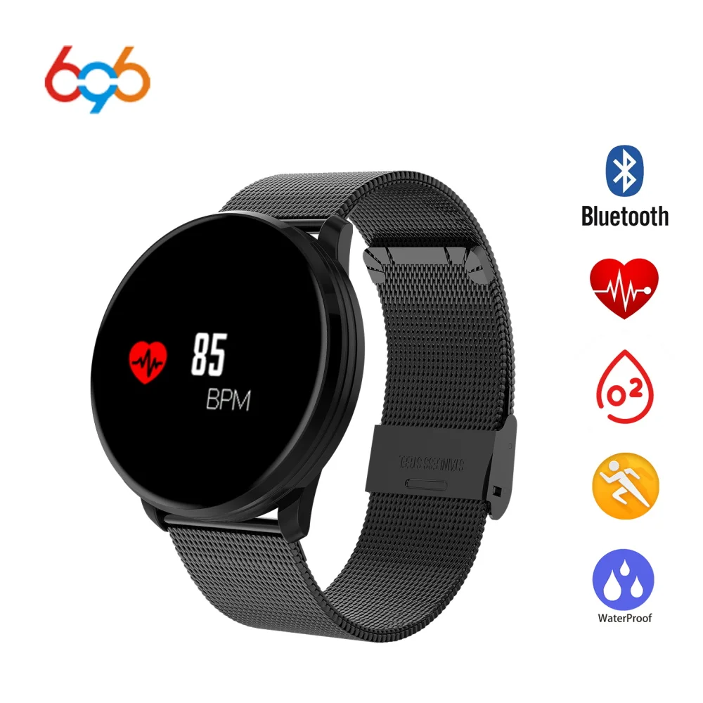 

696 M9 Bluetooth Smart Watch Bracelet Wristband Band Waterproof Heart Rate Blood Presure Oxygen Sleep Monitor Fitness Tracker
