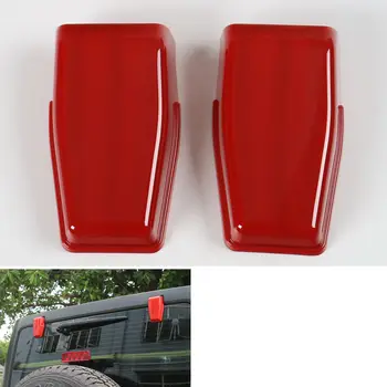 

BBQ@FUKA 2x Red Car Rear Tail Door Gate Hinges Hinge Cover Trim Fit For Jeep Wrangler 2008-2016 Car accessories
