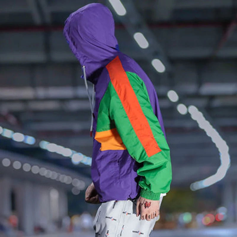 Korean Hip Hop Jacket Man 2018 Hood Windbreaker Reggae Streetwear Jackets Mens Fall Fashion Hoodie Abrigo Hombres Men Coat 6J033 Korean Hip Hop Jacket Man 2018 Hood Windbreaker Reggae Streetwear Jackets Mens Fall Fashion Hoodie Abrigo Hombres Men Coat 6J033