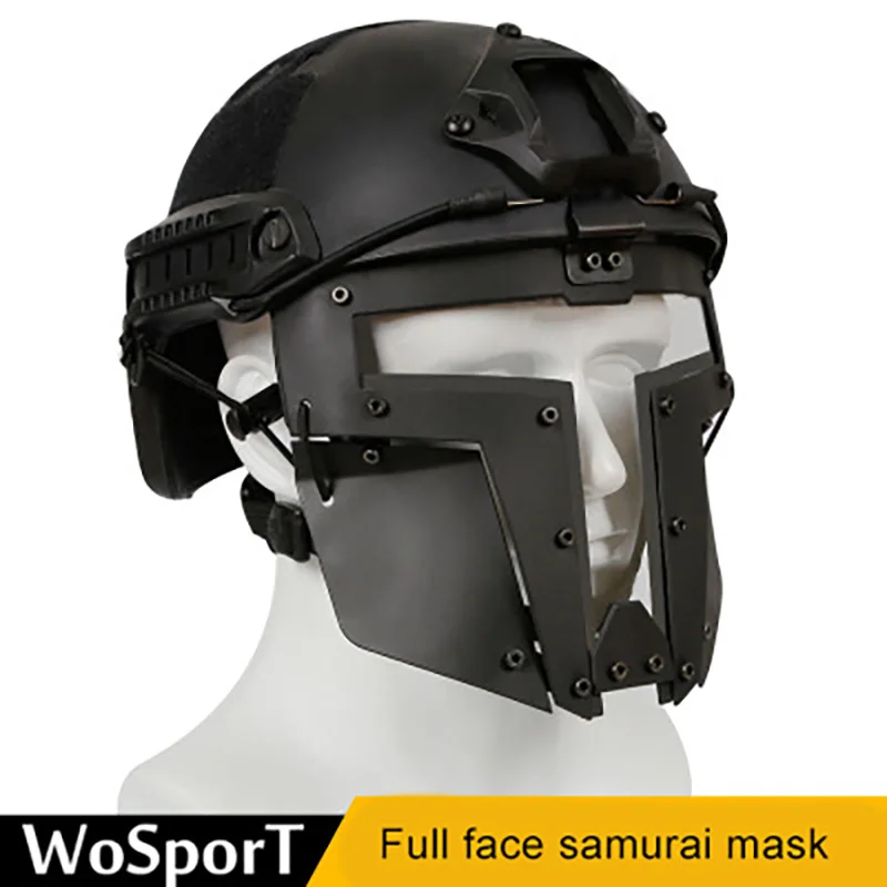 WoSporT Tactical Mask Half Face Outdoors Lens Protective Mask