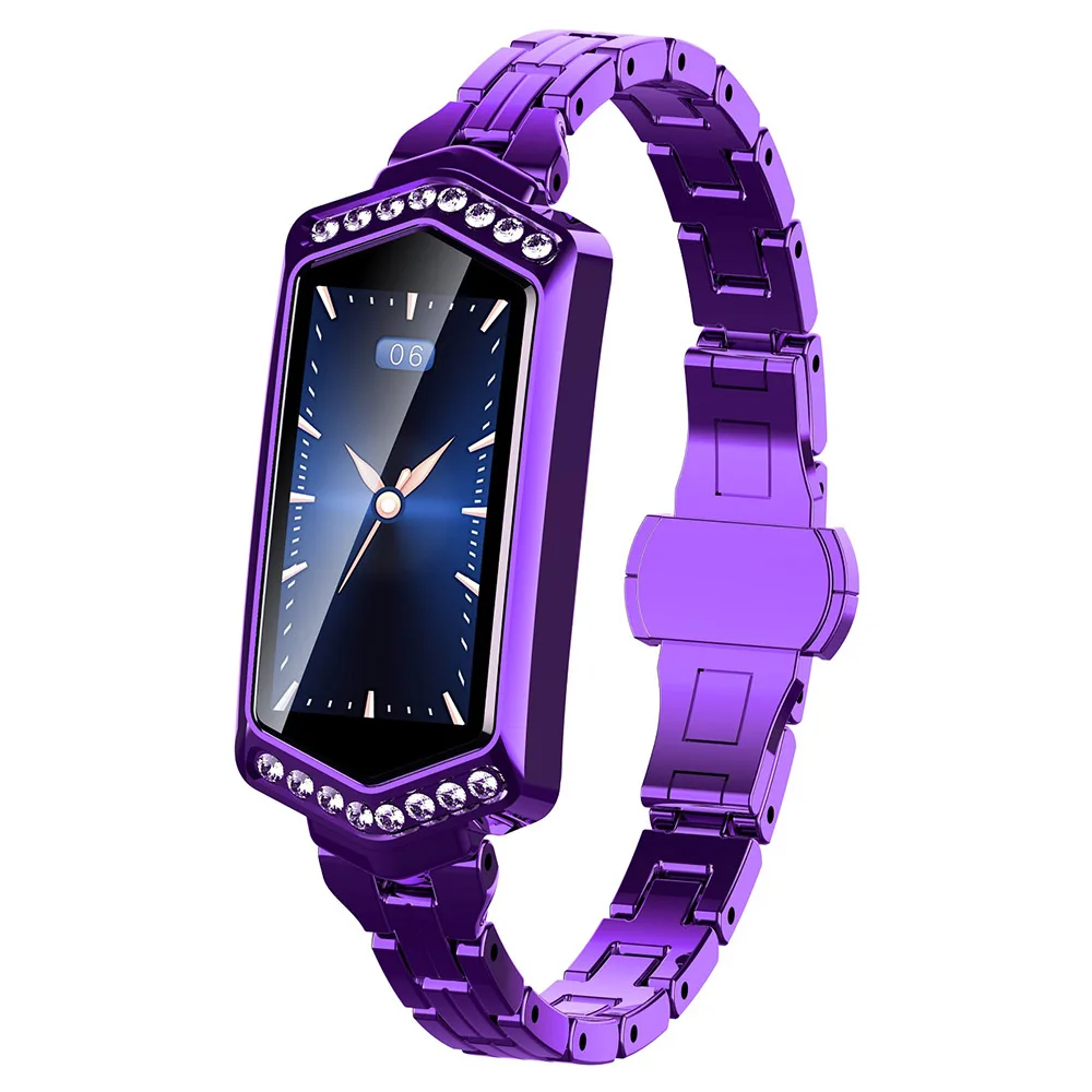 Special Product  B78 Smart Watch Women IP67 Waterproof Heart Rate Monitor Metal Strap Fitness Bracelet for Android I