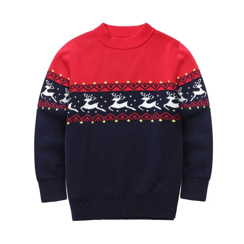 Aivtalk 2018 Winter Boys Sweater Children Clothing Kids Knitted Warm