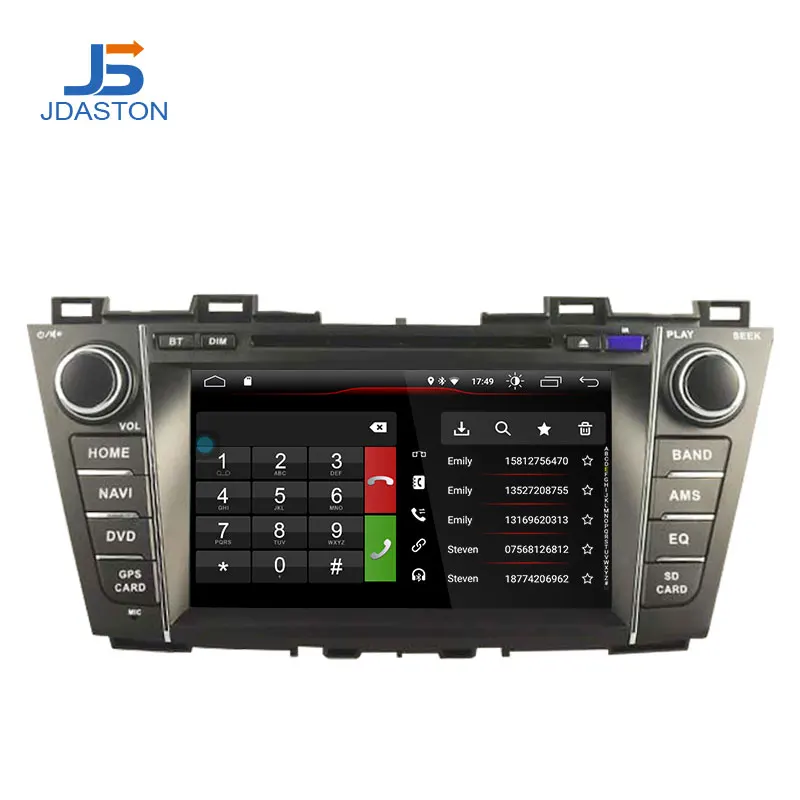 Flash Deal JDASTON Android 9.1 Car DVD Player For Mazda 5 Premacy 2009-2012 Multimedia GPS Navigation 2 Din Car Radio Stereo Autoaudio IPS 1