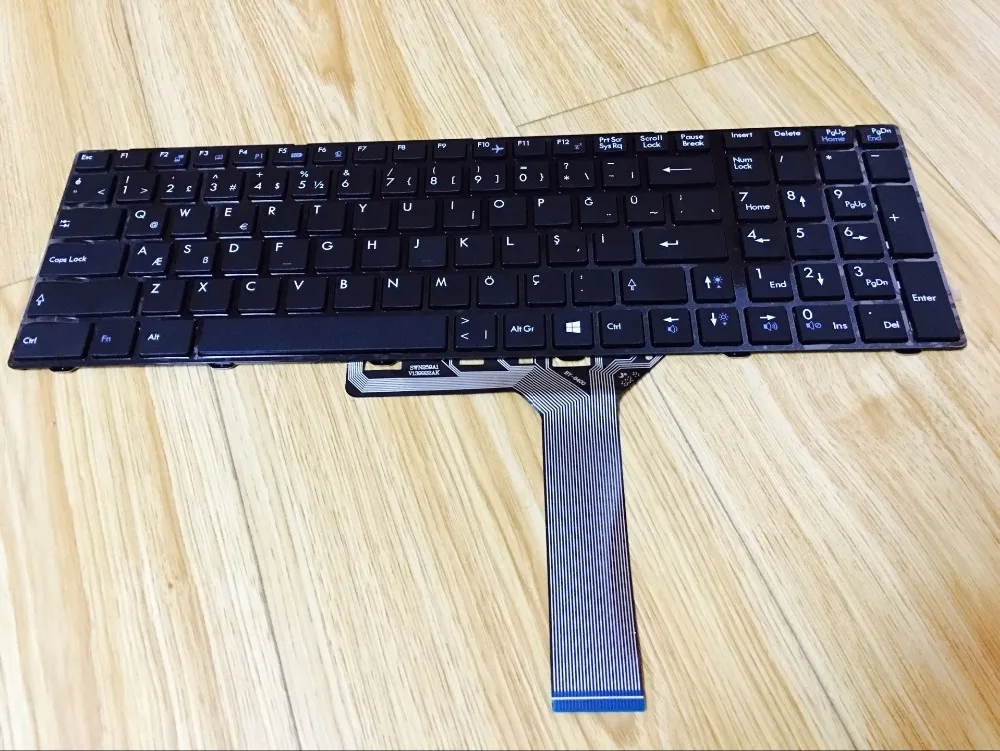 New notebook laptop keyboard for MSI CX61 CR61 CR70 CX70 GP60 GP70 MS-16GA MS-16GD TR/TURKISH layout ssop24 tssop24 fp 24 0 65 01a enplas ic test burn in socket programming adapter 5 6mm width 0 65mm pitch