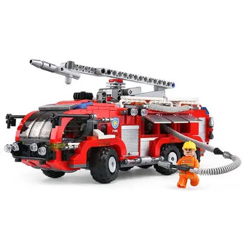 

XINGBAO City Series The Elevating Fire Truck Rescue Vehicle Sets Building Blocks Bricks Kids boys Toys Car Model Birthday Gift