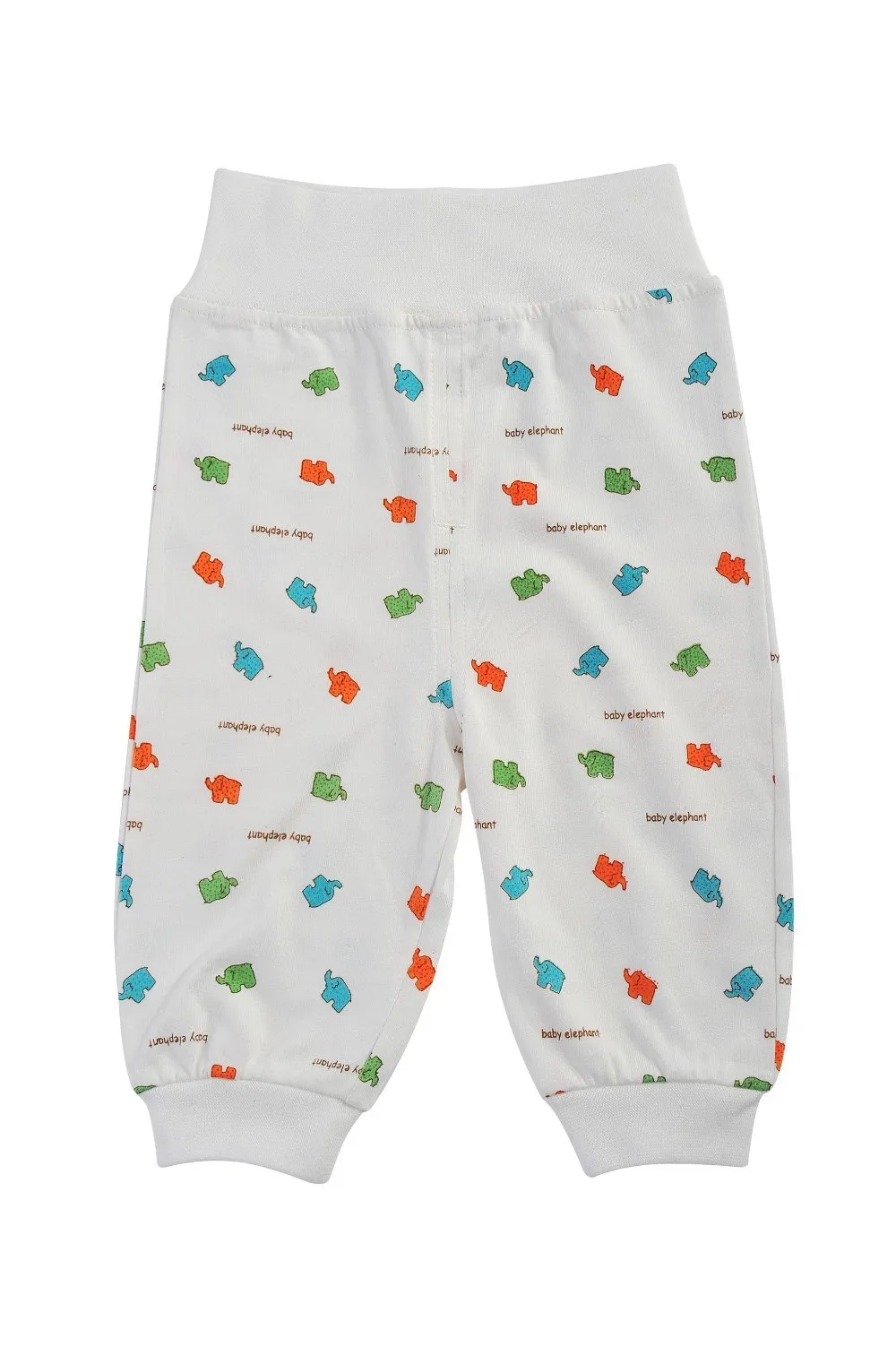 Штаны для малышей от 0 до 12 месяцев штаны с высокой талией для новорожденных, нижняя часть одежды из хлопка