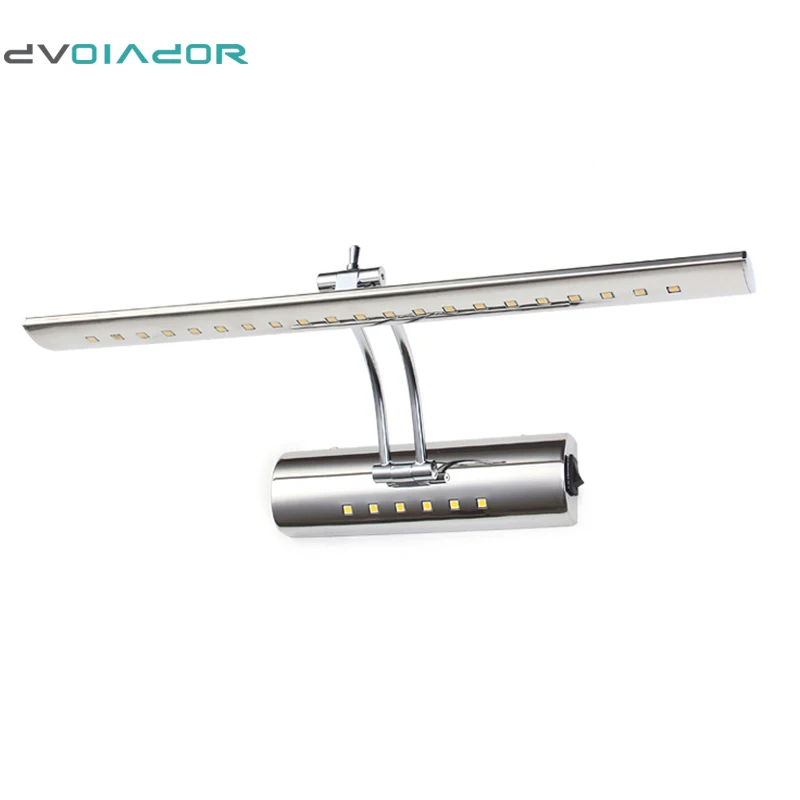 

DVOLADOR Waterproof 5W 7W LED Mirror Front Wall Lights AC85-265V Modern Brief Bathroom LED Wall Lamp luminaire with switch