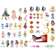 1 pçs kawaii sailor moon decoração estética bala diário adesivos scrapbooking bonito fantasia artigos de papelaria escola arte suprimentos(China)