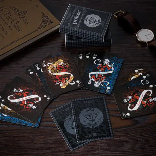 Poker Kakegurui компульсивный игрок Yumeko Jabami игральные карты Косплей Реквизит|Реквизит