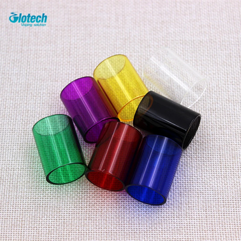 

Glotech 5pcs Glass Tube Pyrex Colorful Newest Glass Tube Replacement for subtank mini atomizer tank subox mini