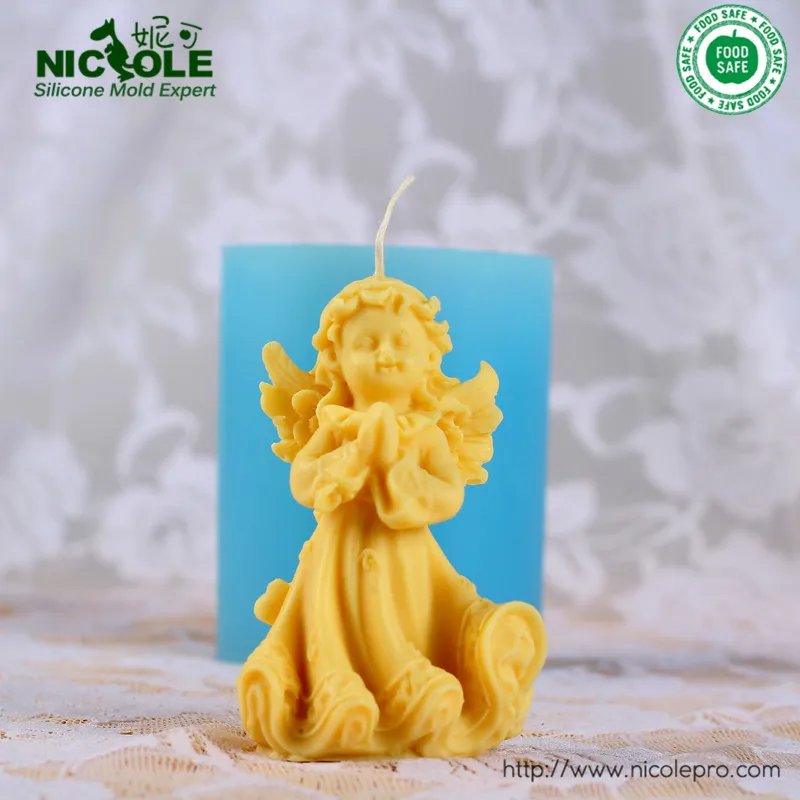 Silicone Molds For Candles Soap Angel Crafts Mouldsin Cake Molds from