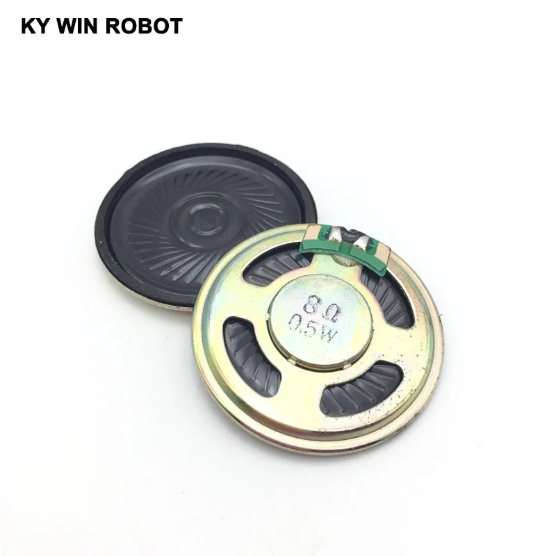 2pcs/lot New Ultra-thin speaker 8 ohms 0.5 watt 0.5W 8R speaker Diameter 40MM 4CM thickness 5MM