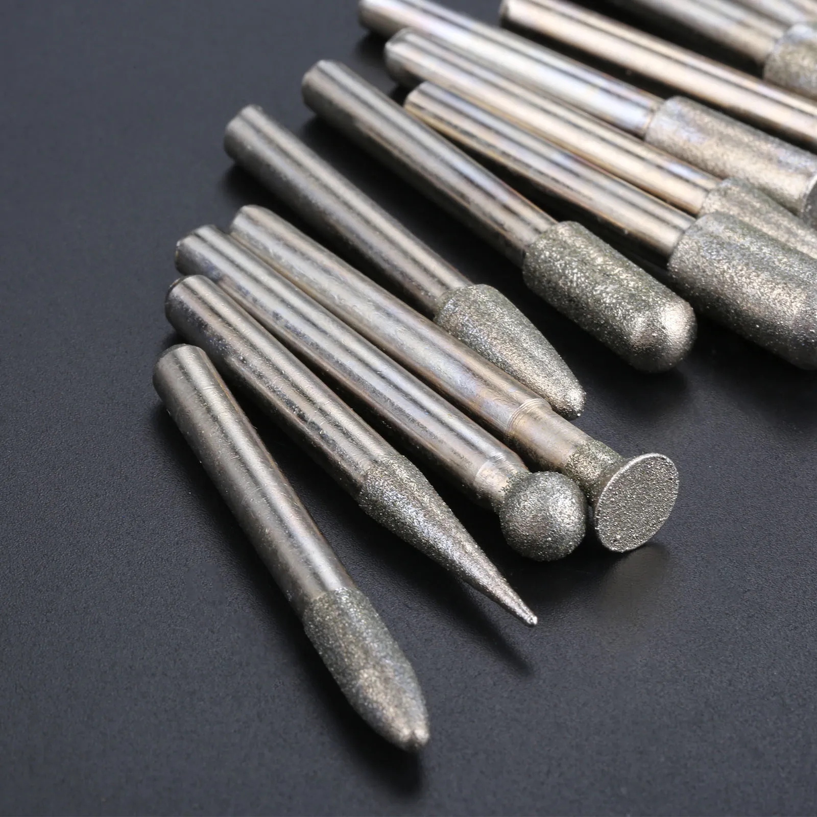 20pcs Diamond Head Burrs Tungsten Burrs Rotary Tool Drill Dit Grinding Head Dremel Accessories Bits 20pcs Diamond Head Burrs Tungsten Burrs Rotary Tool Drill Dit Grinding Head Dremel Accessories Bits
