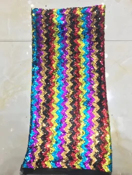 

Hot sell design african net lace fabric with sequins Pretty JIANXI.C-110409 embroidered tulle mesh lace fabric