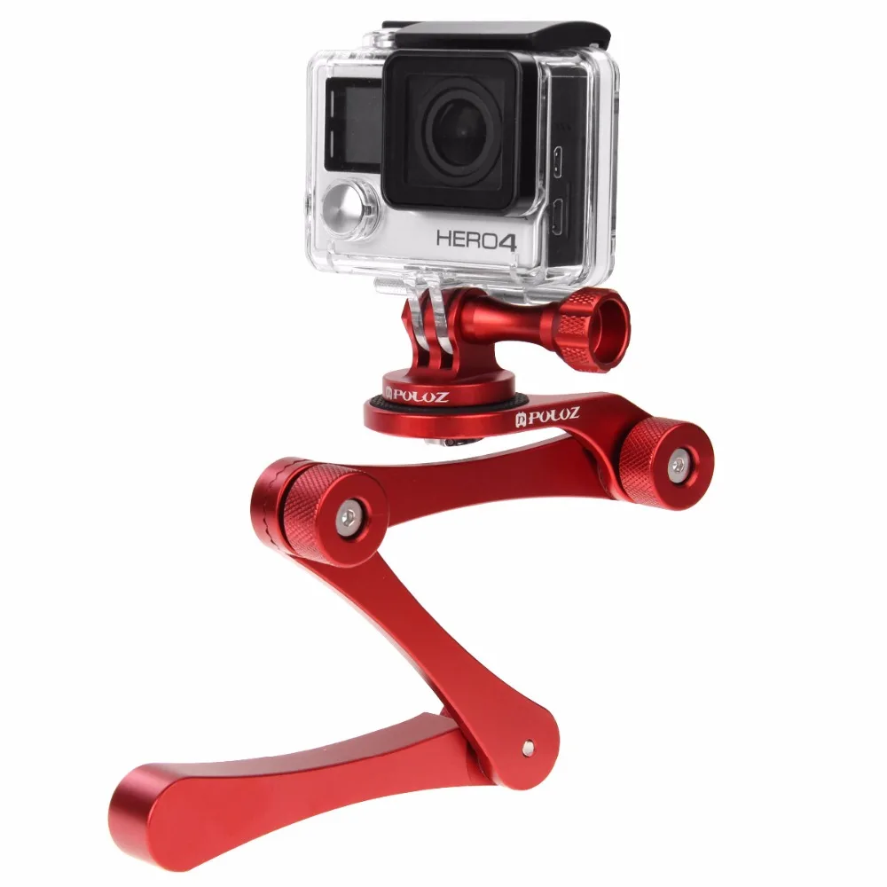 

Multi-function monopod support Low angle shooting adjustable folding selfie stick for Action Cameras Gopro Sjcam xiaoyi