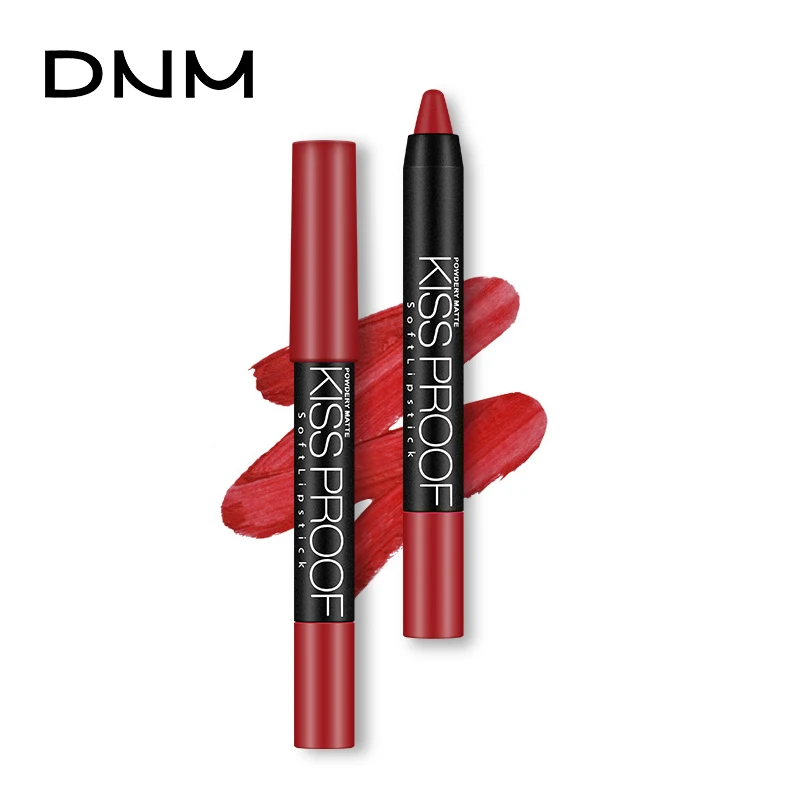 DNM матовая губная помада водостойкая стойкая для губ блеск osmetics карандаш макияж