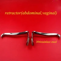 Medical use stainless steel  vaginal retractor gynecology use retracter surgical instrument 2pcs/pack 1