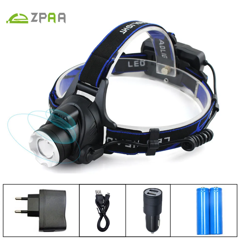 Zinniaya Cabeza de LED antorcha l/ámpara de la Linterna CE Camping inducci/ón Faro con Pilas para Acampar Senderismo Pesca al Aire Libre