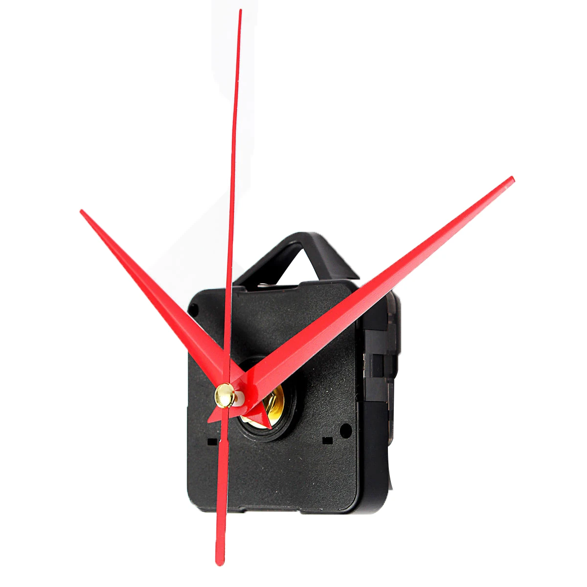 

2pcs Black Quartz Clock Movement Mechanism DIY Repair Part 3D Red e Hands