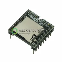 DFPlayer мини mp3-плеер модуль MP3 декодирование голоса доска для Arduino Sup порт ing TF карта u-диск IO/последовательный порт/AD